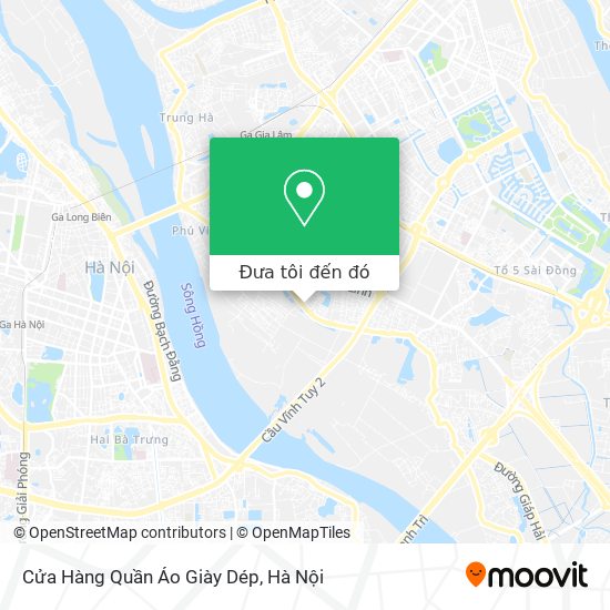 Bản đồ Cửa Hàng Quần Áo Giày Dép
