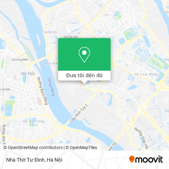 Bản đồ Nhà Thờ Tư Đình