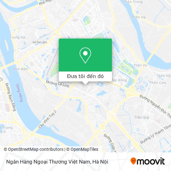 Bản đồ Ngân Hàng Ngoại Thương Việt Nam