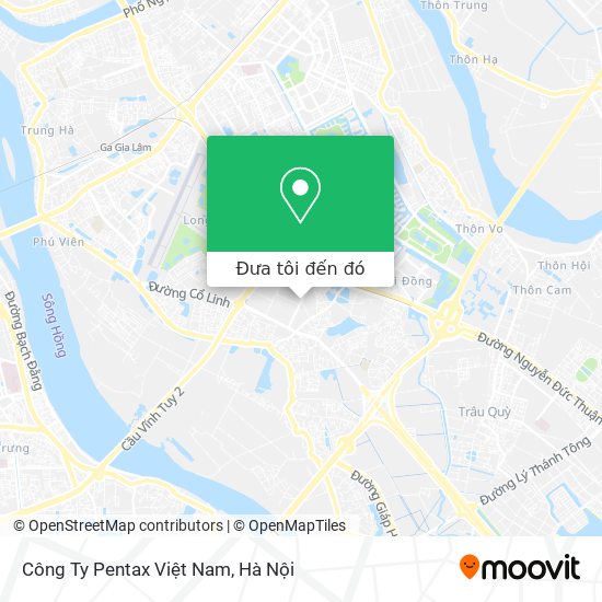 Bản đồ Công Ty Pentax Việt Nam