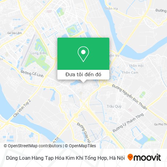 Bản đồ Dũng Loan Hàng Tạp Hóa Kim Khí Tổng Hợp