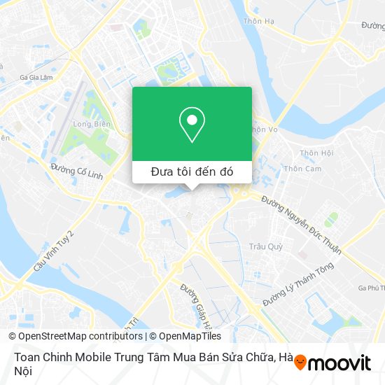 Bản đồ Toan Chinh Mobile Trung Tâm Mua Bán Sửa Chữa