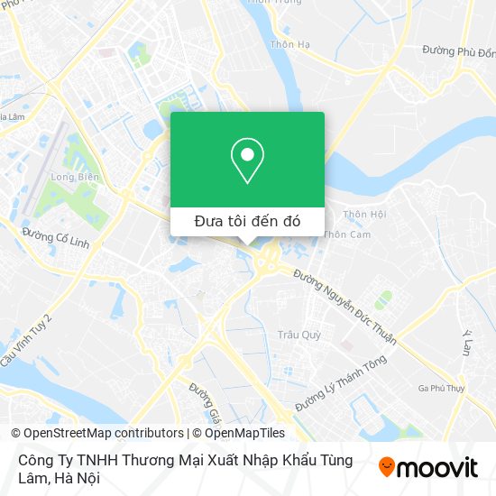 Bản đồ Công Ty TNHH Thương Mại Xuất Nhập Khẩu Tùng Lâm