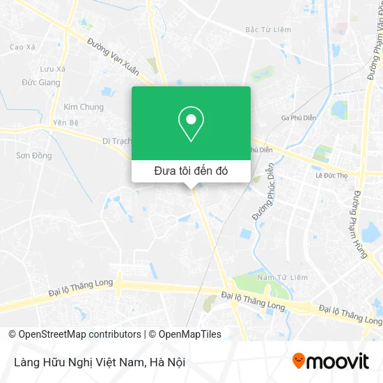 Bản đồ Làng Hữu Nghị Việt Nam