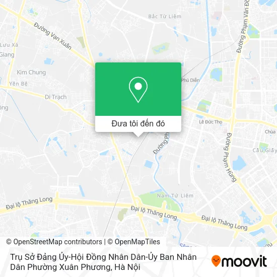 Bản đồ Trụ Sở Đảng Ủy-Hội Đồng Nhân Dân-Ủy Ban Nhân Dân Phường Xuân Phương