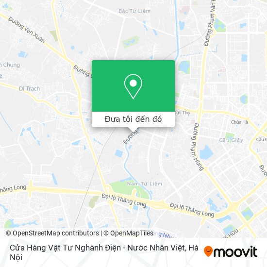Bản đồ Cửa Hàng Vật Tư Nghành Điện - Nước Nhân Việt