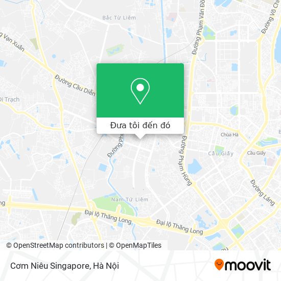 Bản đồ Cơm Niêu Singapore