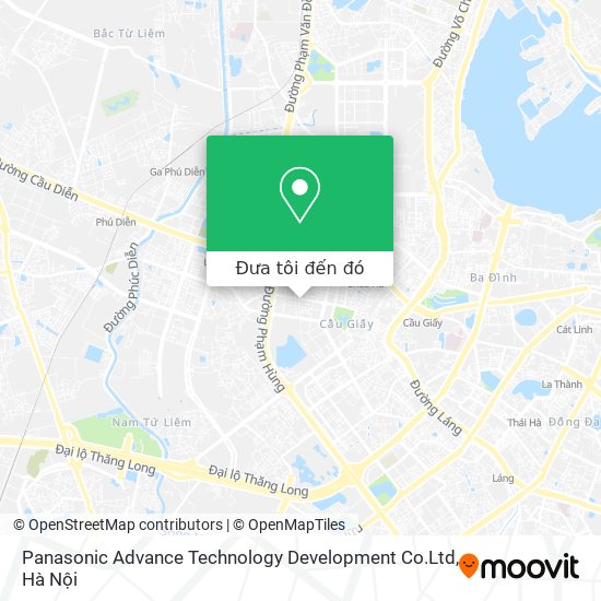 Bản đồ Panasonic Advance Technology Development Co.Ltd