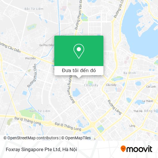 Bản đồ Foxray Singapore Pte Ltd