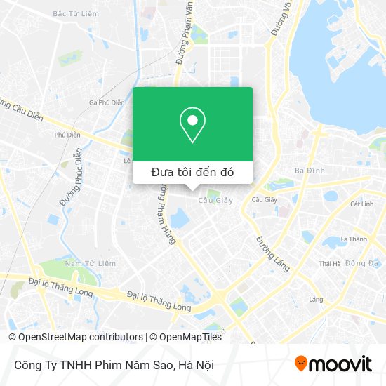 Bản đồ Công Ty TNHH Phim Năm Sao