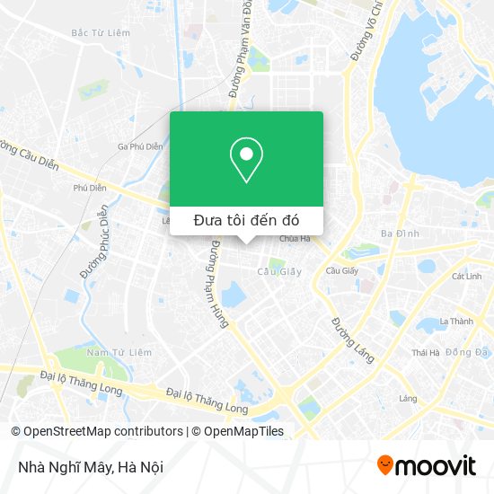 Bản đồ Nhà Nghĩ Mây
