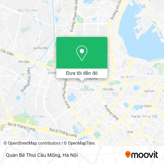 Bản đồ Quán Bê Thui Cầu Mống