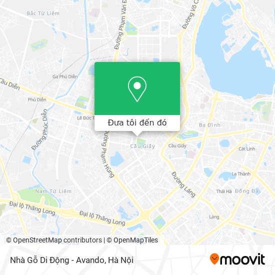 Bản đồ Nhà Gỗ Di Động - Avando