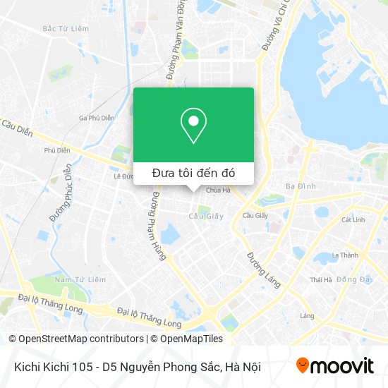 Bản đồ Kichi Kichi 105 - D5 Nguyễn Phong Sắc