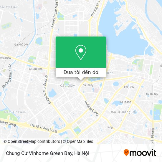 Bản đồ Chung Cư Vinhome Green Bay