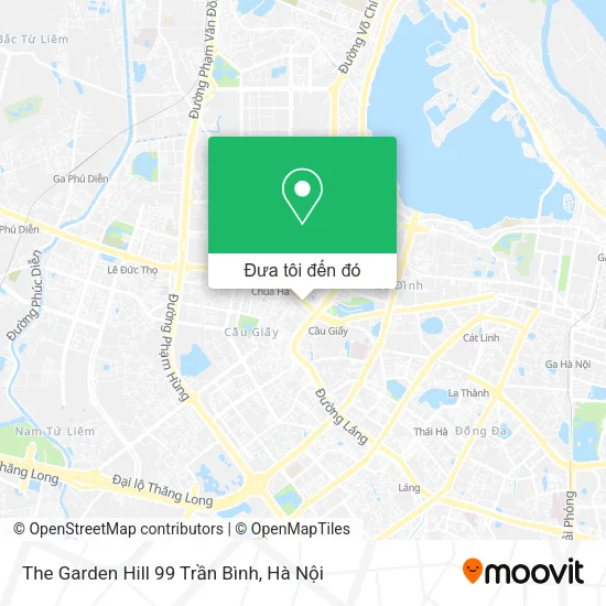 Bản đồ The Garden Hill 99 Trần Bình