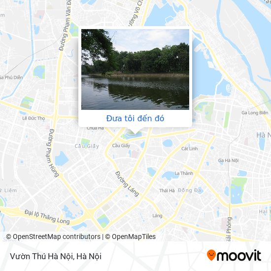 Bản đồ Vườn Thú Hà Nội