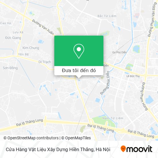 Bản đồ Cửa Hàng Vật Liệu Xây Dựng Hiền Thắng