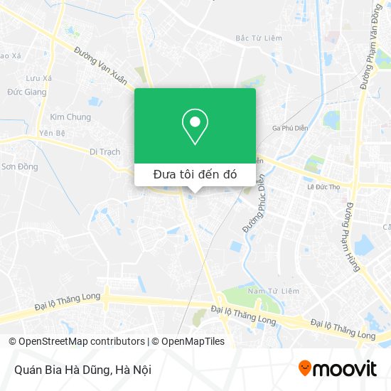 Bản đồ Quán Bia Hà Dũng