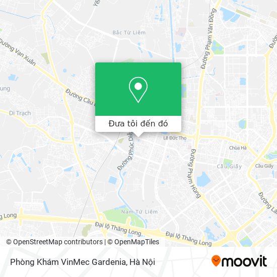 Bản đồ Phòng Khám VinMec Gardenia