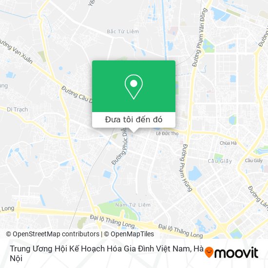 Bản đồ Trung Ương Hội Kế Hoạch Hóa Gia Đình Việt Nam