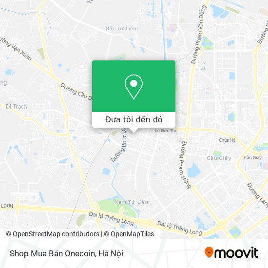 Bản đồ Shop Mua Bán Onecoin