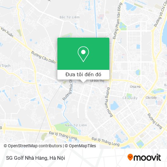 Bản đồ SG Golf Nhà Hàng