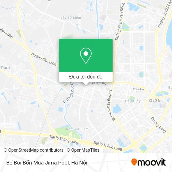 Bản đồ Bể Bơi Bốn Mùa Jima Pool