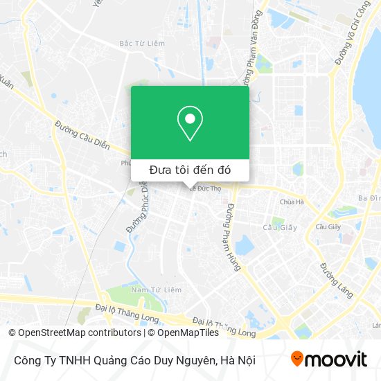 Bản đồ Công Ty TNHH Quảng Cáo Duy Nguyên