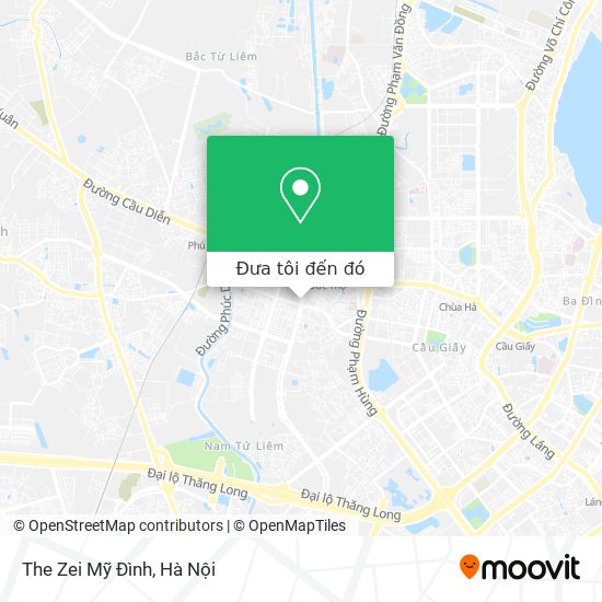 Bản đồ The Zei Mỹ Đình