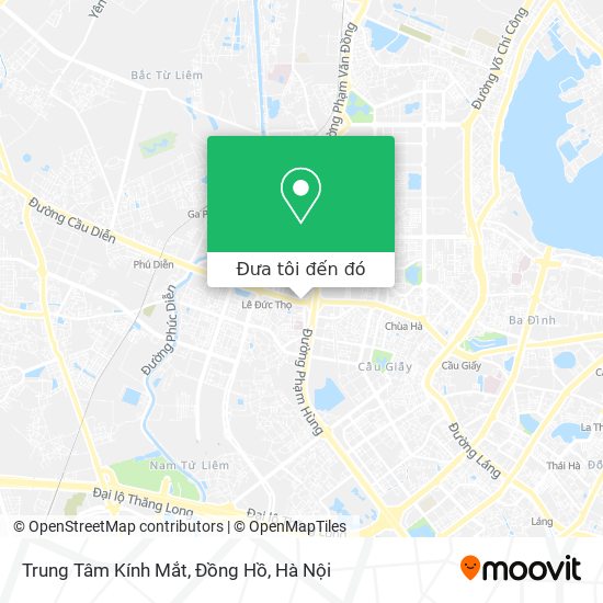 Bản đồ Trung Tâm Kính Mắt, Đồng Hồ