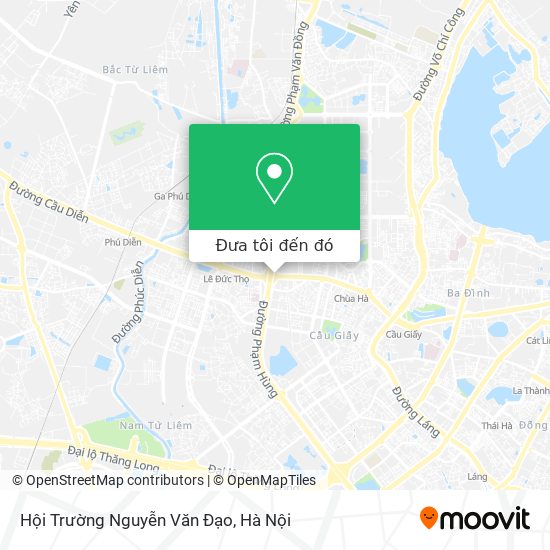 Bản đồ Hội Trường Nguyễn Văn Đạo