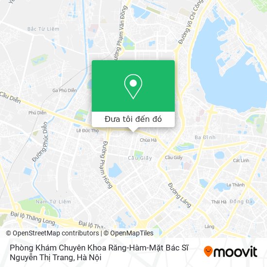 Bản đồ Phòng Khám Chuyên Khoa Răng-Hàm-Mặt Bác Sĩ Nguyễn Thị Trang