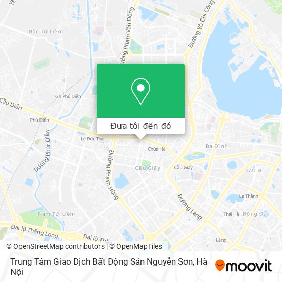 Bản đồ Trung Tâm Giao Dịch Bất Động Sản Nguyễn Sơn