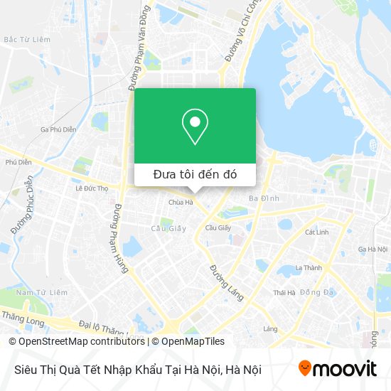 Bản đồ Siêu Thị Quà Tết Nhập Khẩu Tại Hà Nội