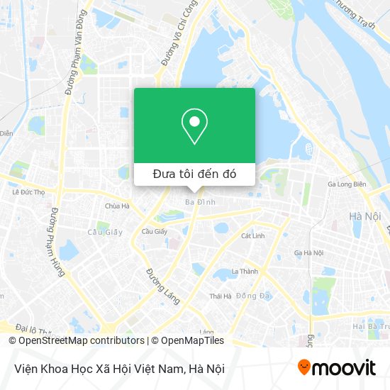 Bản đồ Viện Khoa Học Xã Hội Việt Nam