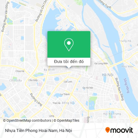 Bản đồ Nhựa Tiền Phong Hoài Nam