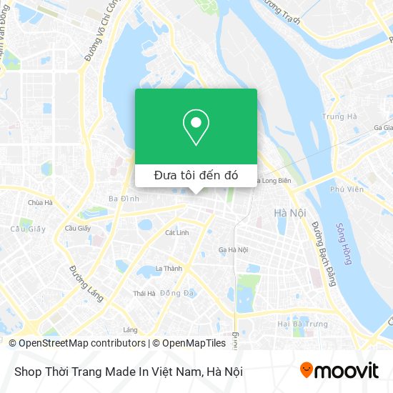 Bản đồ Shop Thời Trang Made In Việt Nam