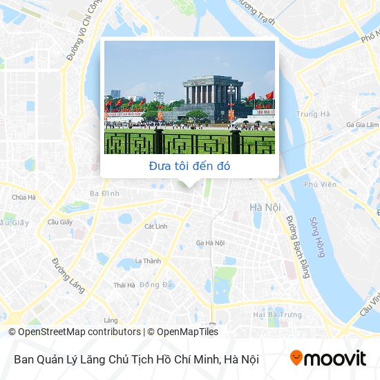 Bản đồ Ban Quản Lý Lăng Chủ Tịch Hồ Chí Minh