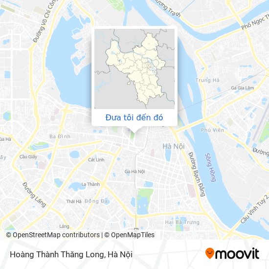 Bản đồ Hoàng Thành Thăng Long