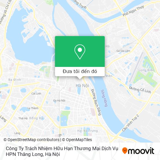 Bản đồ Công Ty Trách Nhiệm Hữu Hạn Thương Mại Dịch Vụ HPN Thăng Long