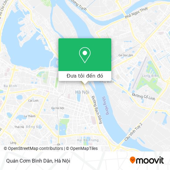 Bản đồ Quán Cơm Bình Dân