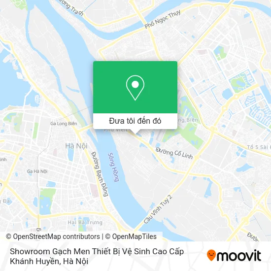 Bản đồ Showroom Gạch Men Thiết Bị Vệ Sinh Cao Cấp Khánh Huyền