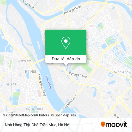 Bản đồ Nhà Hàng Thịt Chó Trần Mục