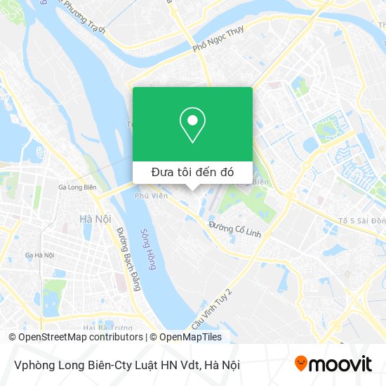 Bản đồ Vphòng Long Biên-Cty Luật HN Vdt