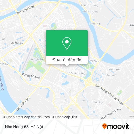 Bản đồ Nhà Hàng 68