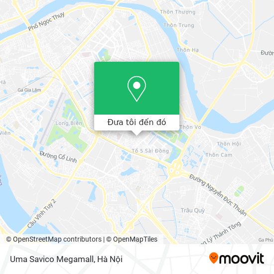 Bản đồ Uma Savico Megamall