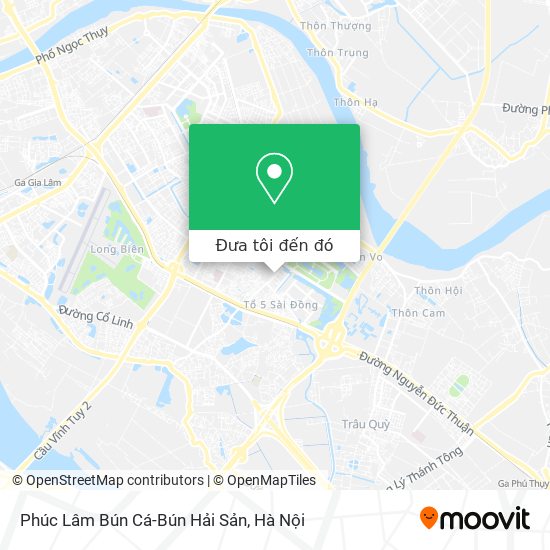 Bản đồ Phúc Lâm Bún Cá-Bún Hải Sản