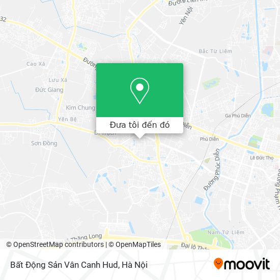 Bản đồ Bất Động Sản Vân Canh Hud