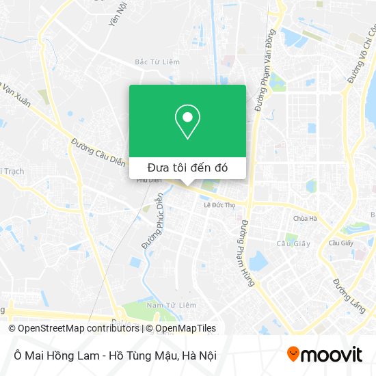 Bản đồ Ô Mai Hồng Lam - Hồ Tùng Mậu